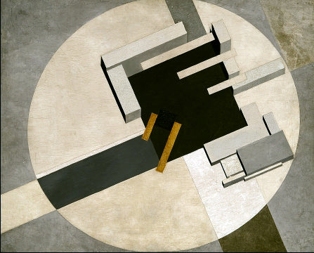 Proun 1E (City) - Lazar Lissitzky image 1 copie de tableau peinte à la main