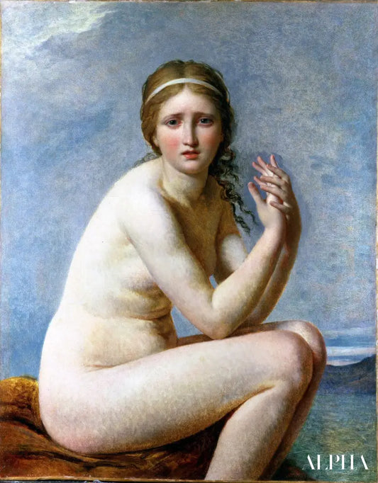 Psyché abandonnée - Jacques-Louis David - Reproductions de tableaux et peintures haut de gamme