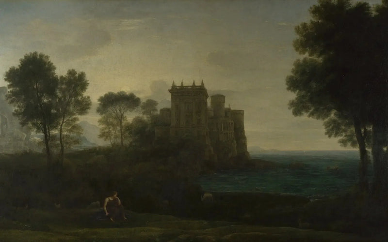 Aşk Sarayı Önünde Psyche - Claude Lorrain