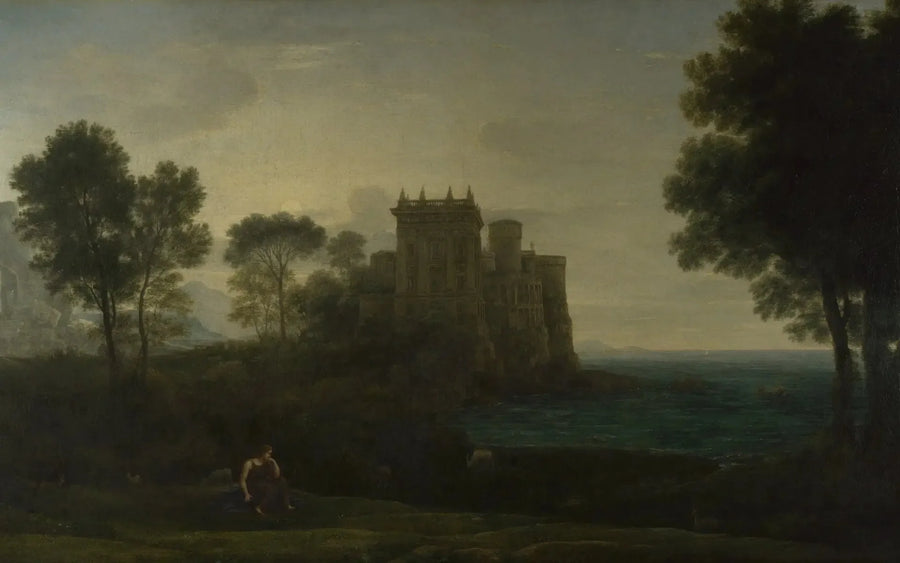 Aşk Sarayı Önünde Psyche - Claude Lorrain