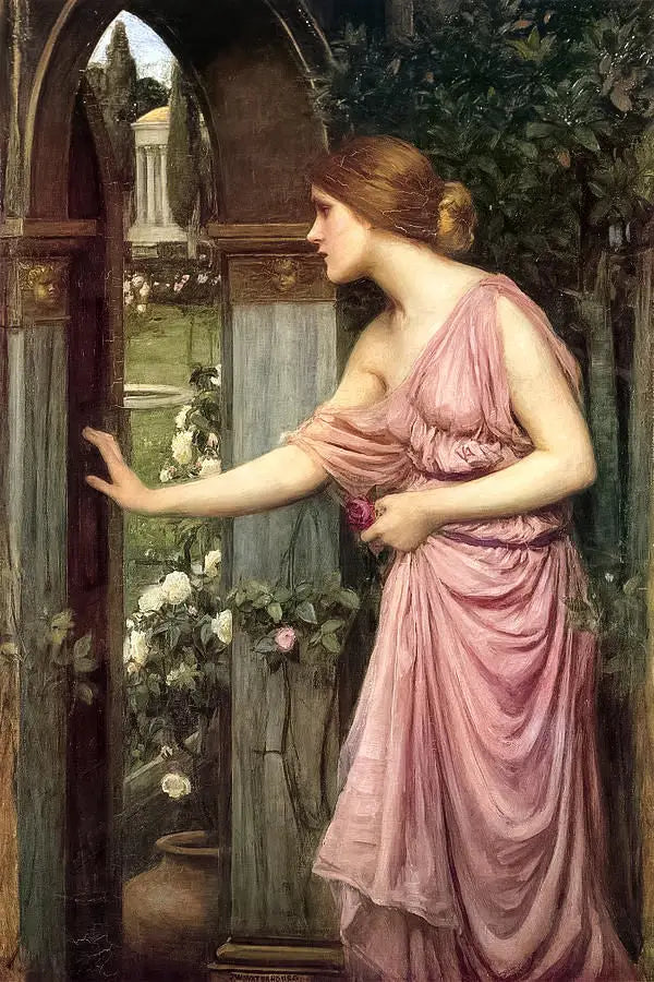Kupa'nın Bahçesine Giren Psyche - John William Waterhouse