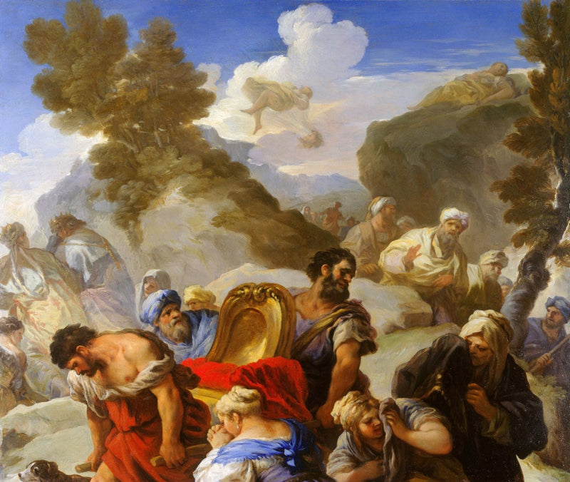 Psyché Taşta Sergilenmiş - Luca Giordano