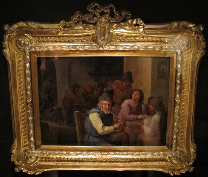 Hollandalı kırsal bar - David Teniers genç