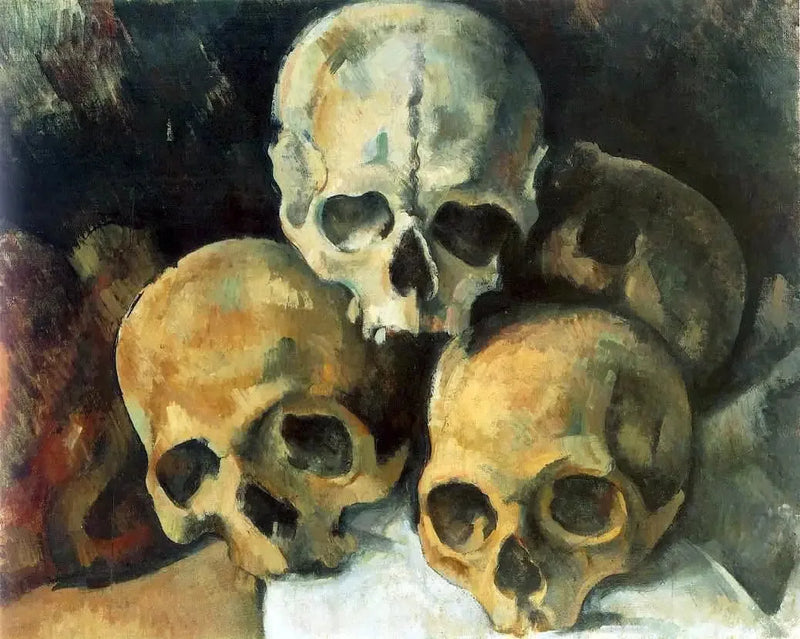 Kafatasları Piramidi - Paul Cézanne