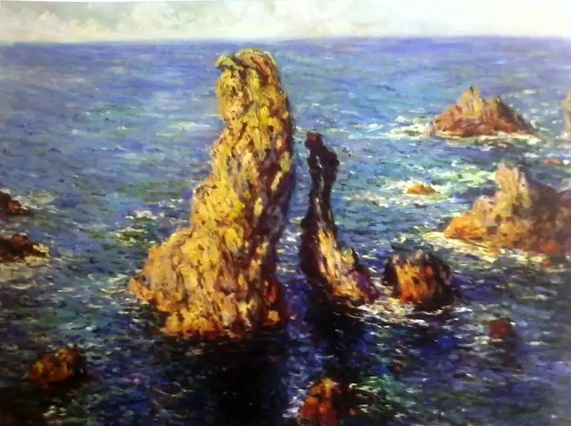 Port-Coton Piramitleri W1085 - Claude Monet