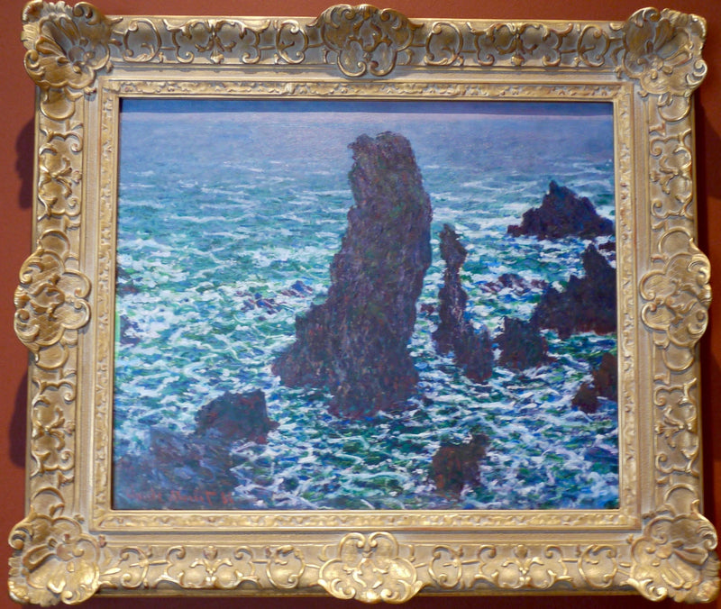 Port-Coton W1086'daki Piramitler - Claude Monet