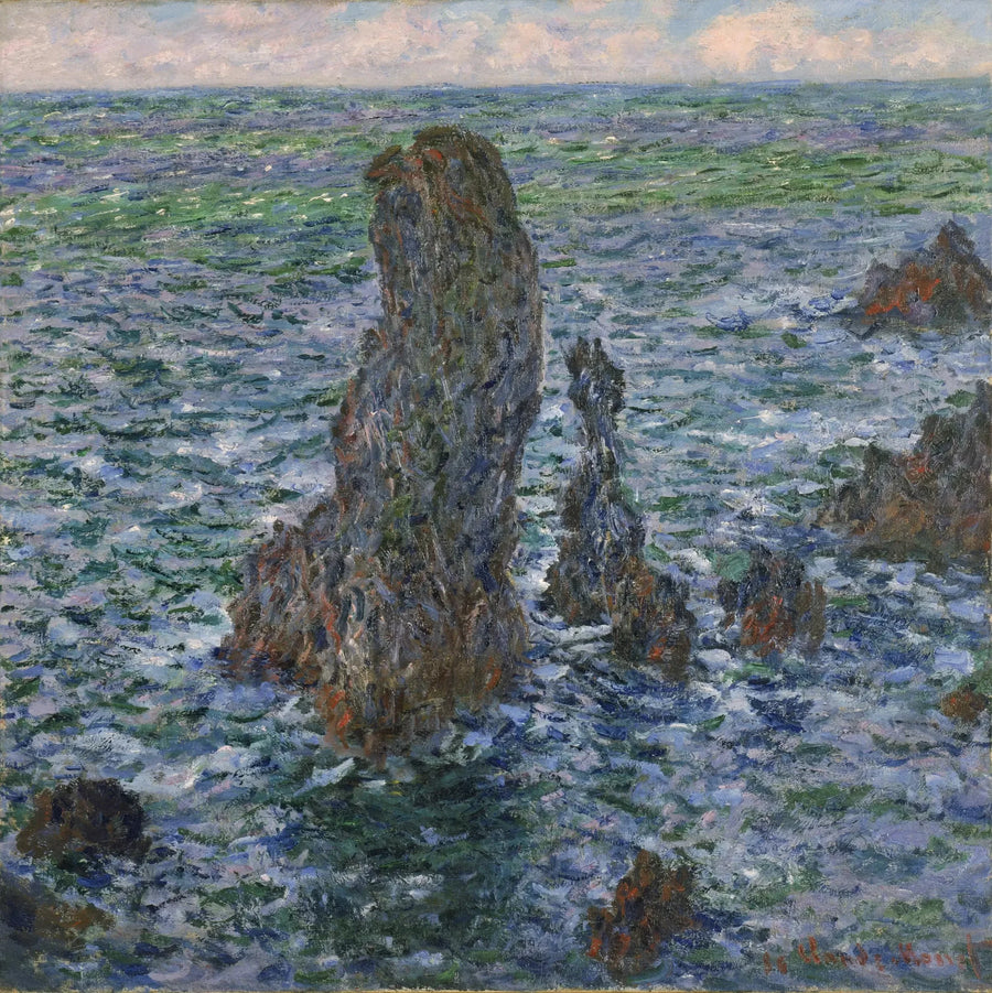 Port Coton Piramitleri - Claude Monet