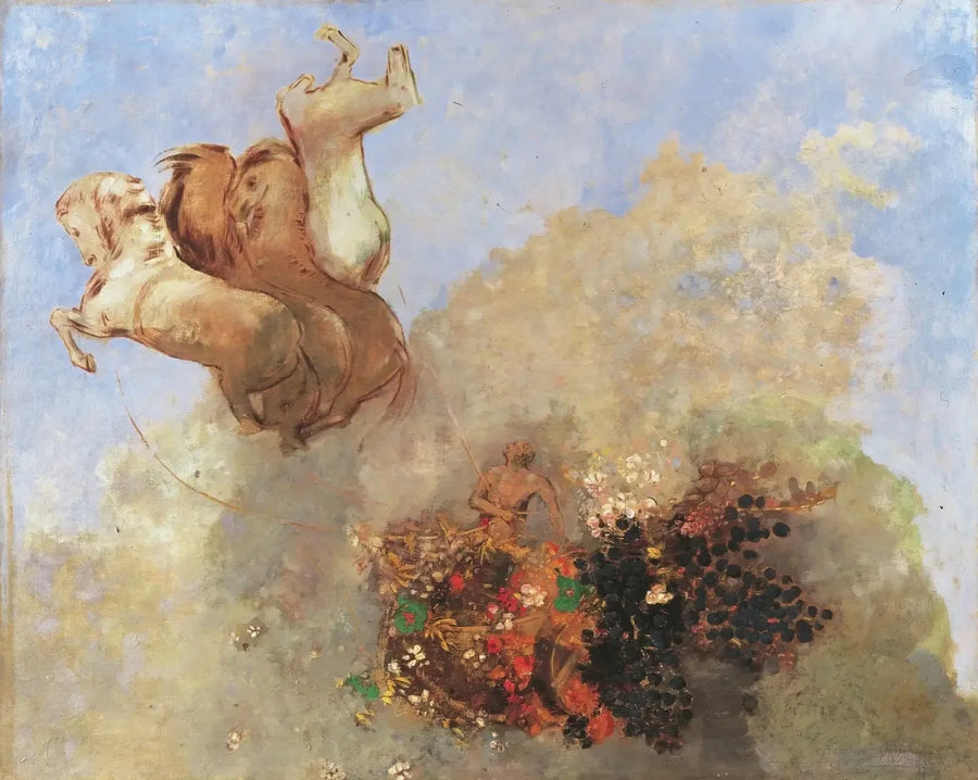 Quadrige, Apollon'un Arabası - Odilon Redon