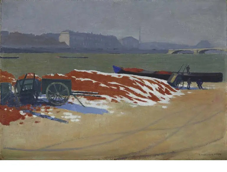 Quai de Seine au sable rouge - Félix Vallotton - Alpha Reproduction