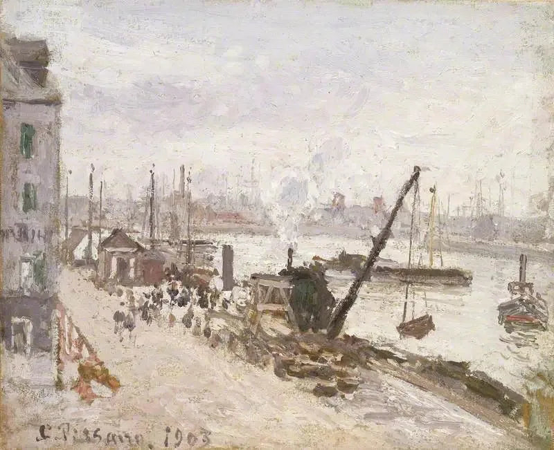 Havre İskelesi - Camille Pissarro