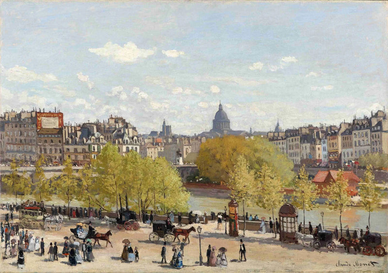 Louvre İskelesi - Claude Monet