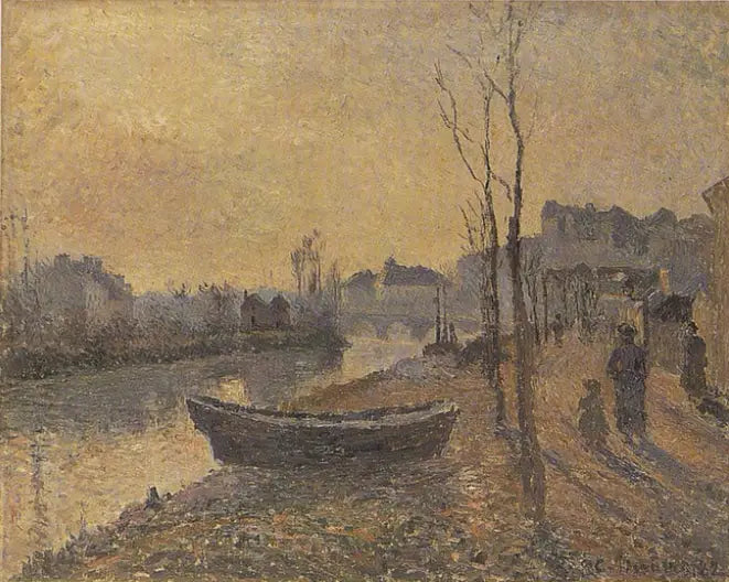 Pothuis İskelesi, Oise Kenarları - Camille Pissarro