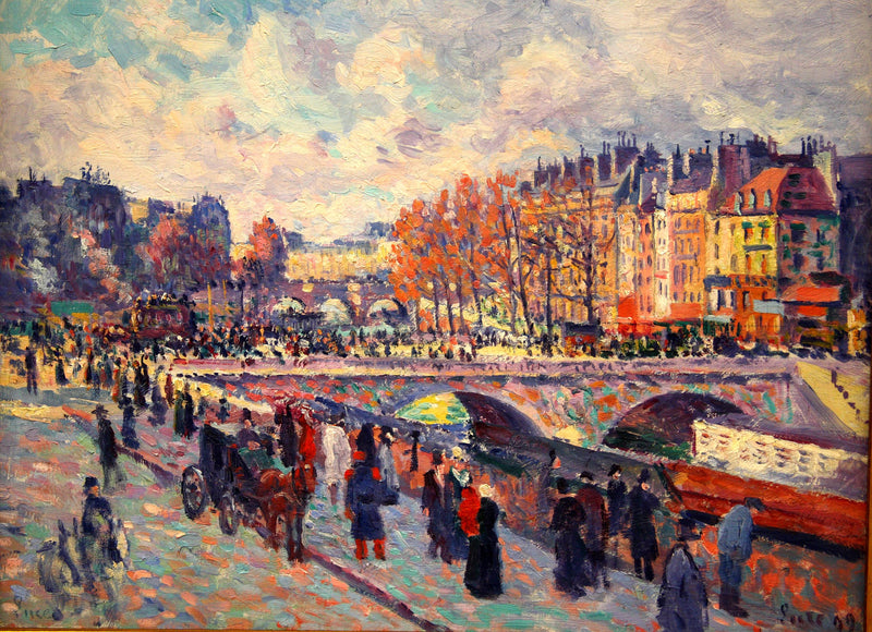 Seine İskeleleri, Paris - Maximilien Luce