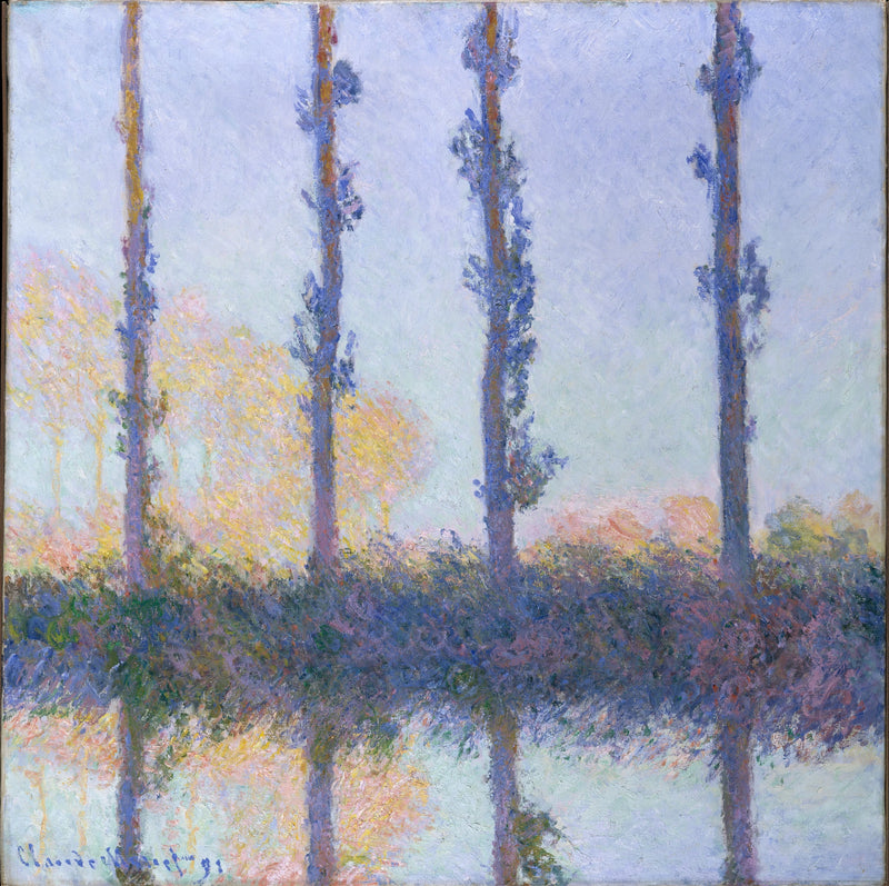 Dört Ağaç - Claude Monet