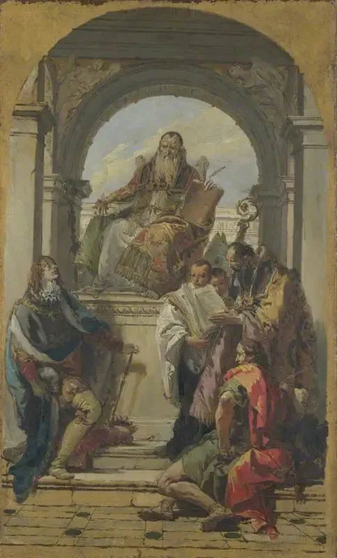 Dört Azizler - Giovanni Battista Tiepolo