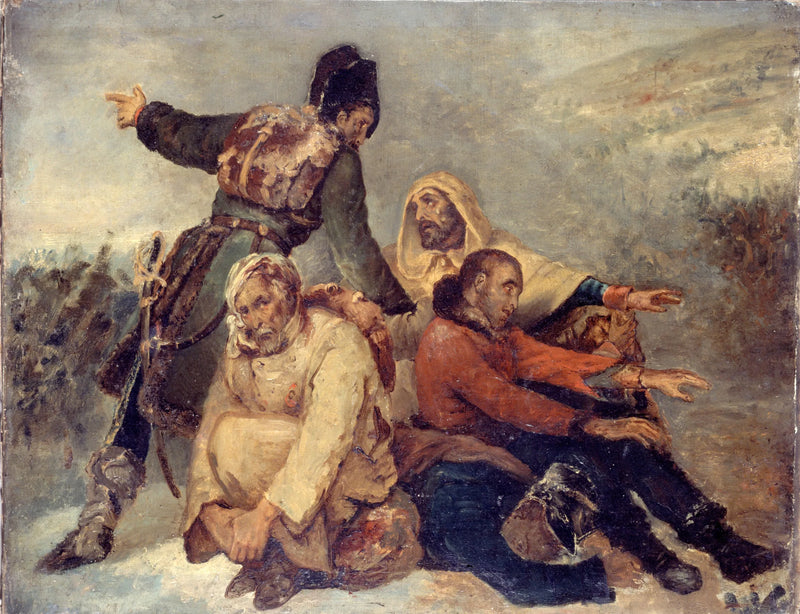 Düzenbaz Orduyu Yenen Dört Asker - Ary Scheffer