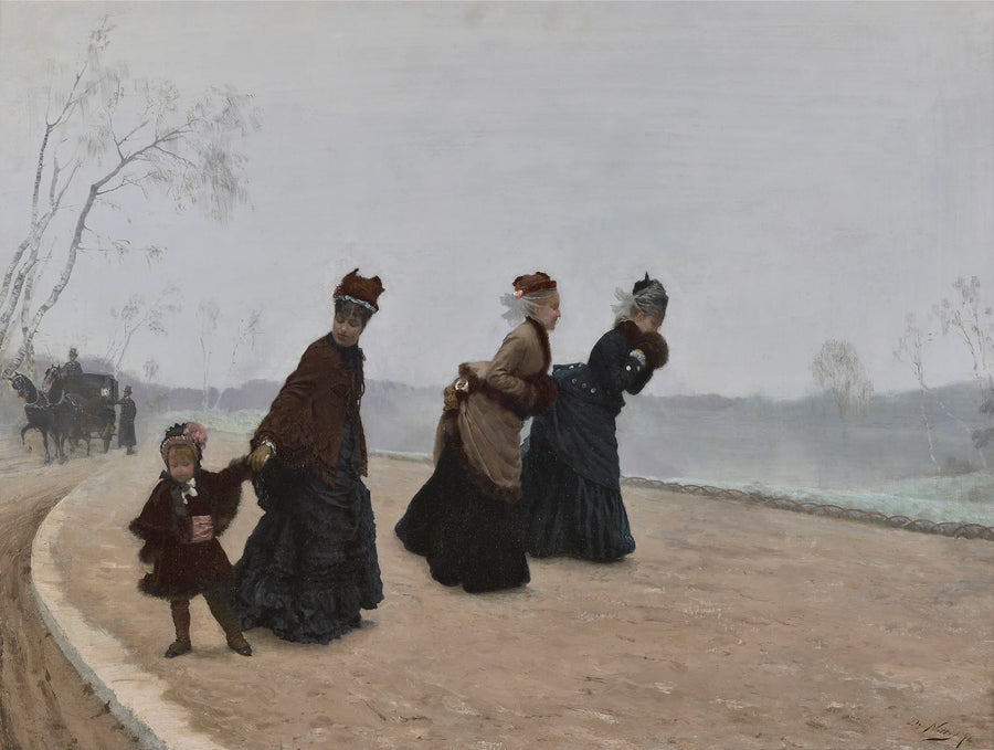 Ne kadar soğuk! - Giuseppe De Nittis
