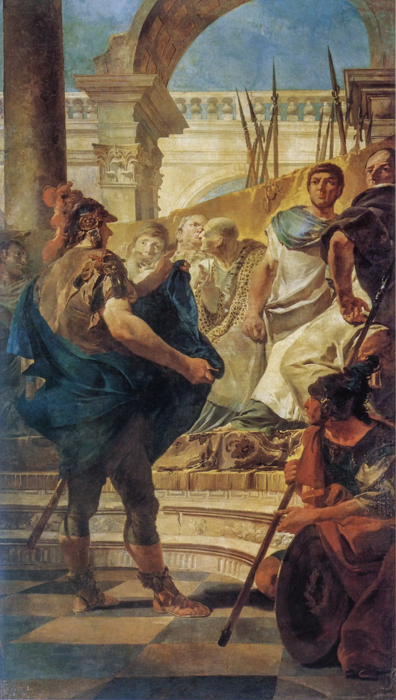 Kintus Fabius Maximus Kartaca Senatosu Önünde - Giovanni Battista Tiepolo