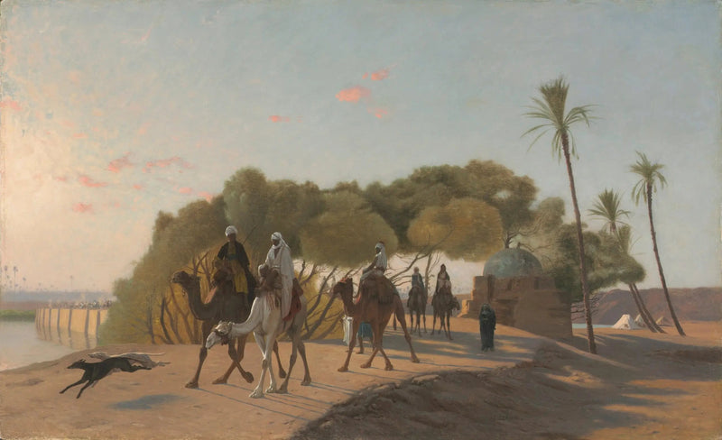 Vahşi doğadan çıkmak - Jean-Léon Gérôme