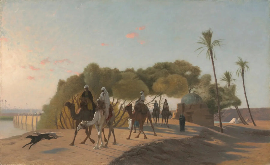 Vahşi doğadan çıkmak - Jean-Léon Gérôme