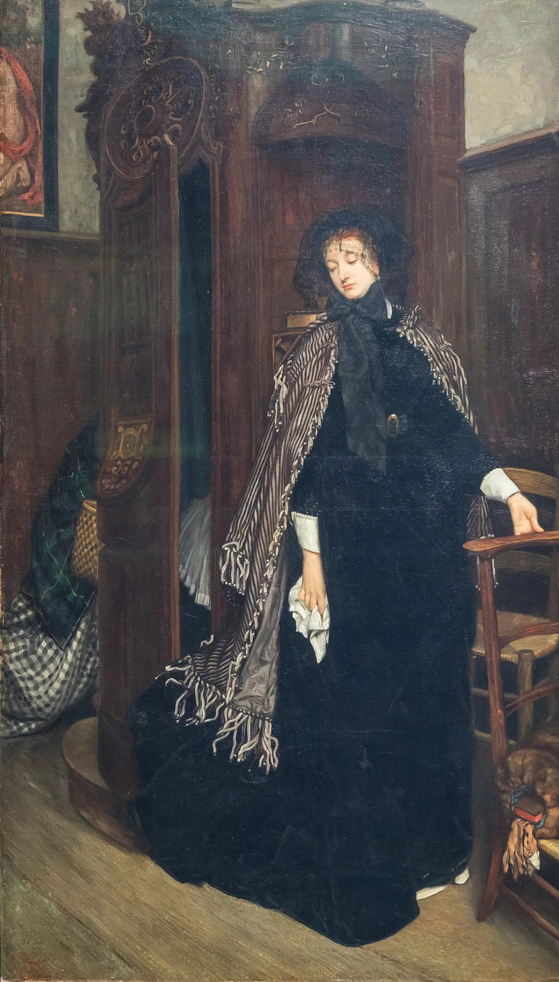 Kilise İçin Günah Çıkartma Kabini Bırakmak - James Tissot