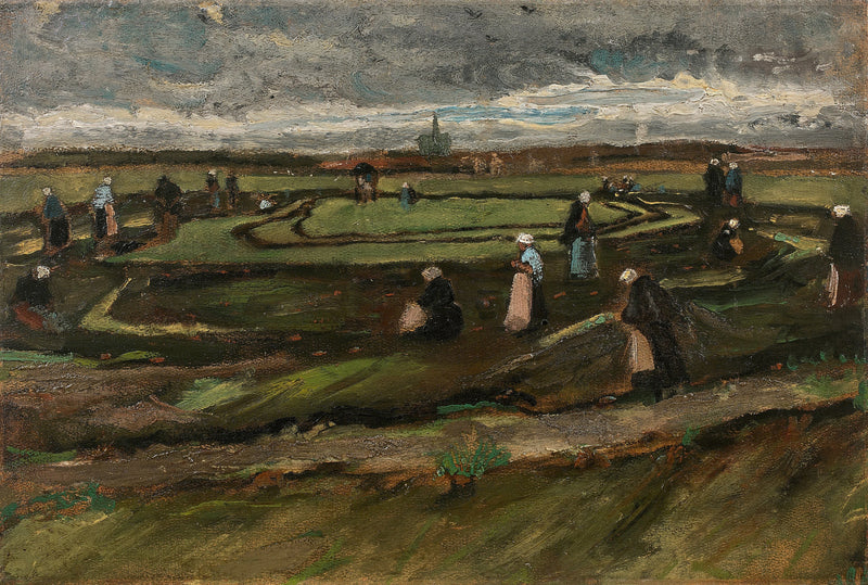 Kumulların İçindeki Ağ Tamircileri - Vincent van Gogh