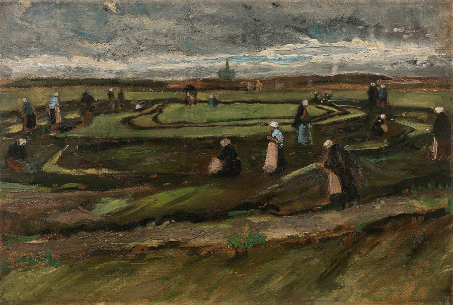 Kumulların İçindeki Ağ Tamircileri - Vincent van Gogh