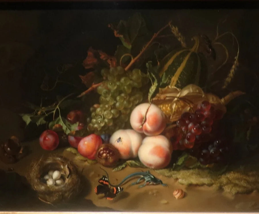 Nature morte aux fruits et aux insectes - Rachel Ruysch