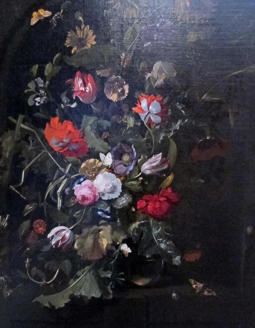 Bouquet de fleurs, peinture de Rachel Ruysch