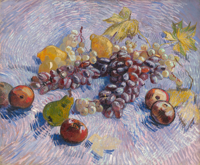 Elmalar, armutlar, limon ve üzüm - Vincent van Gogh