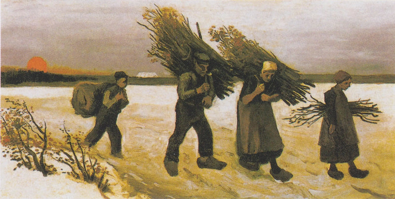 Karda odun toplayan - Vincent van Gogh