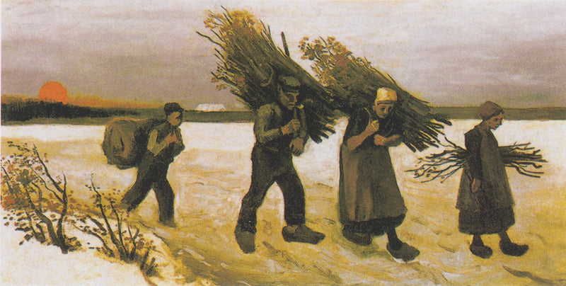 Karda odun toplayan - Vincent van Gogh