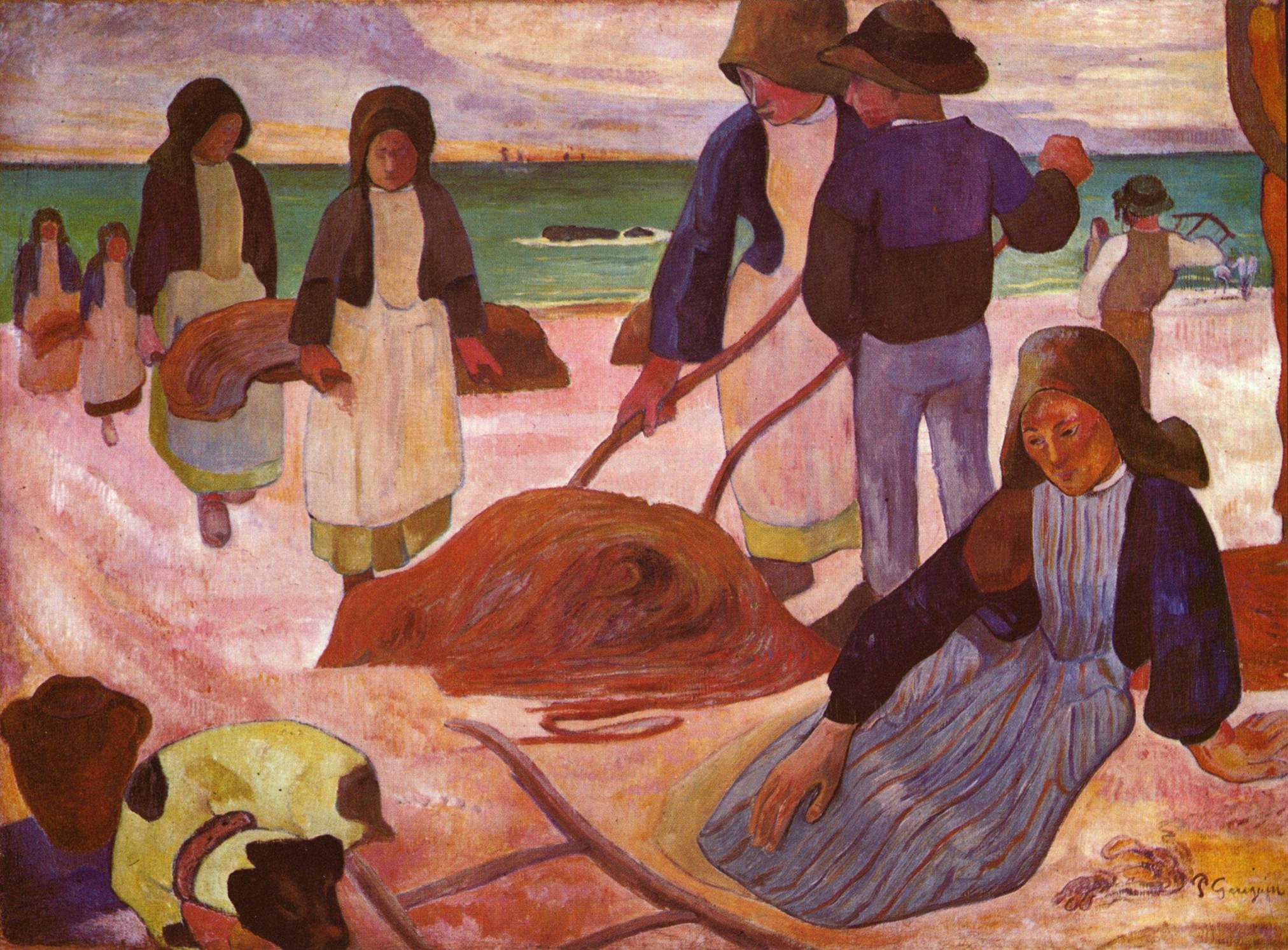 Sargassum Toplayıcıları (II) - Paul Gauguin