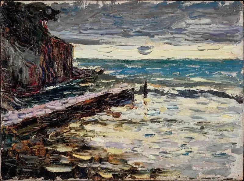 Rapallo, fırtınalı deniz - Vassily Kandinsky