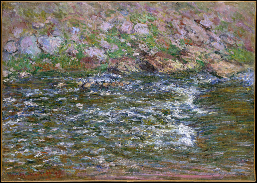 Fresselines'deki küçük çukurdaki hızlılar - Claude Monet
