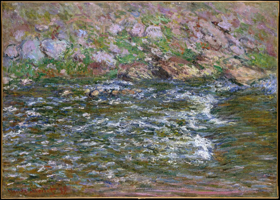 Fresselines'deki küçük çukurdaki hızlılar - Claude Monet