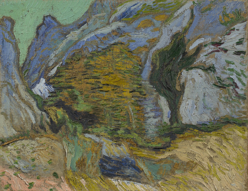 Küçük bir dere ile vadi - Vincent van Gogh