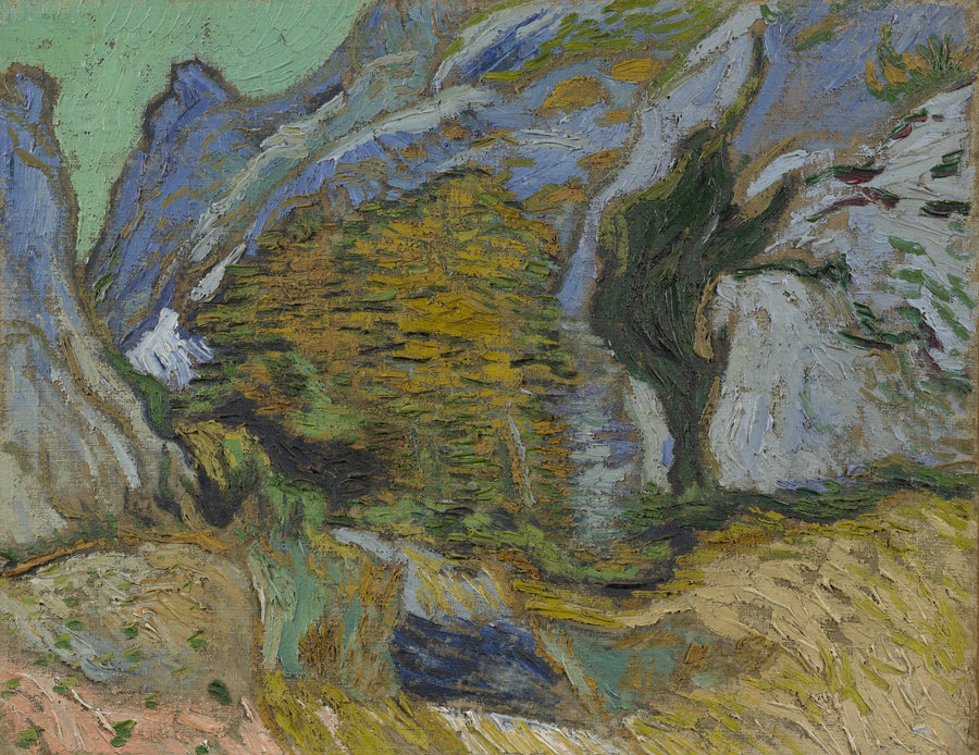 Küçük bir dere ile vadi - Vincent van Gogh