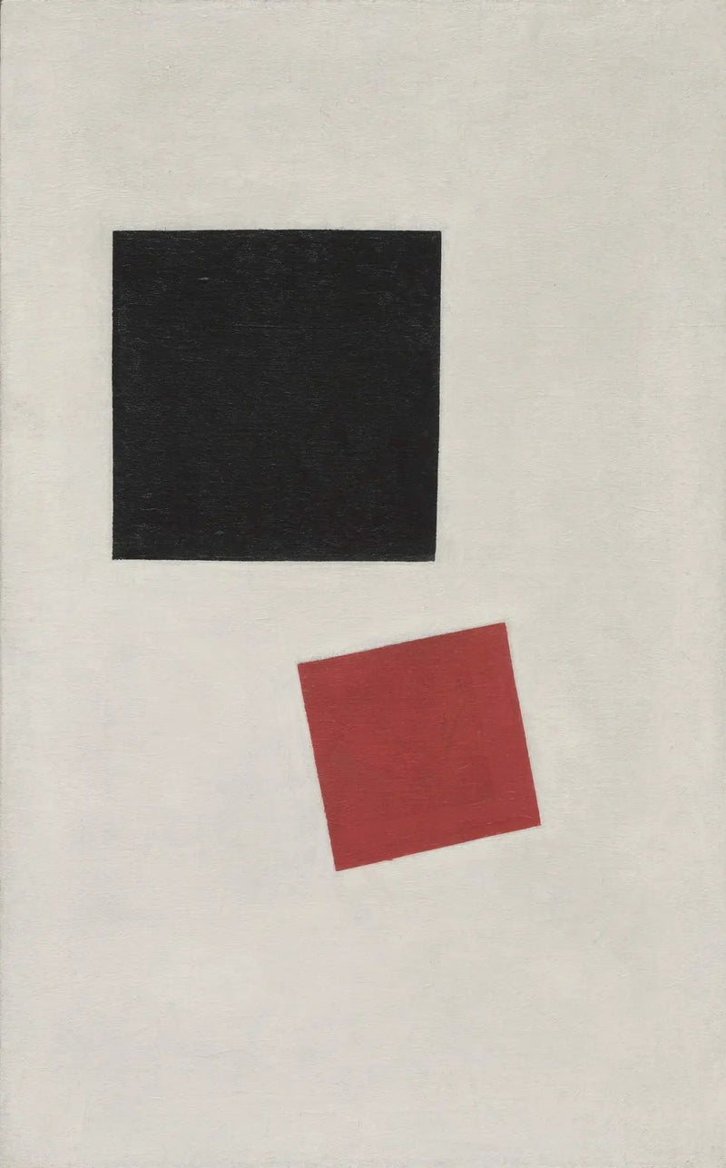 Bir Çocuk ile Bir Sırt Çantası Resimsel Gerçekçilik - Dördüncü Boyutta Renk Yığınları - Kazimir Malevich