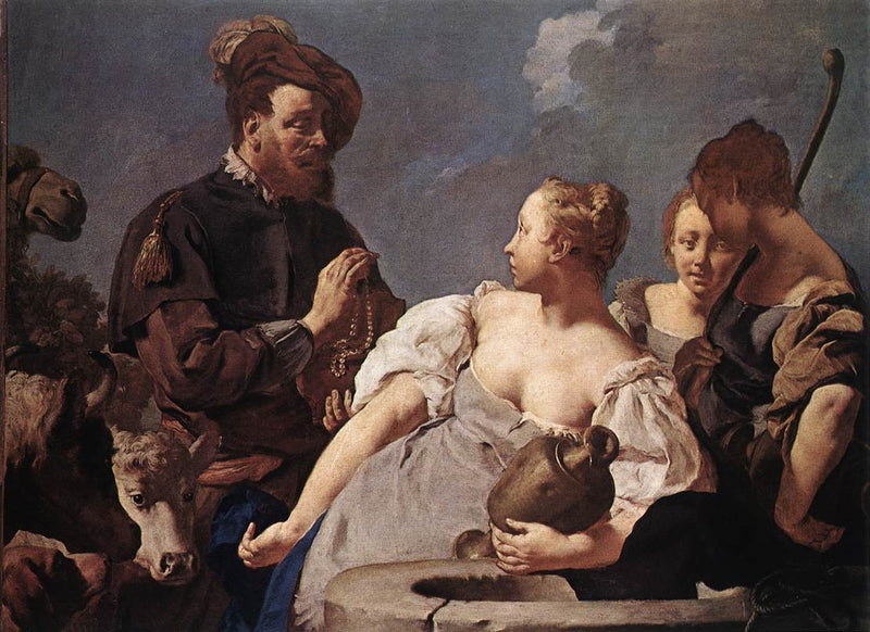 Rébecca ve Kuyuda - Giovanni Battista Piazzetta