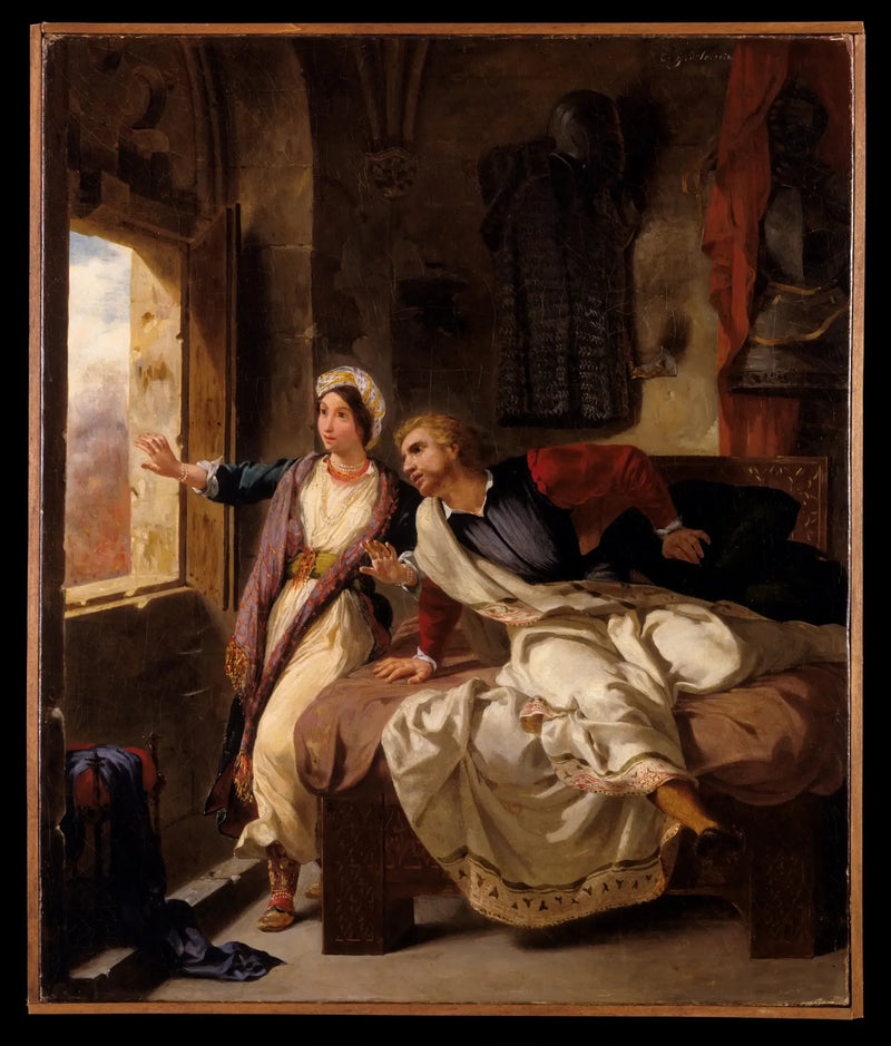 Rebecca ve Yaralı Ivanhoé - Eugène Delacroix