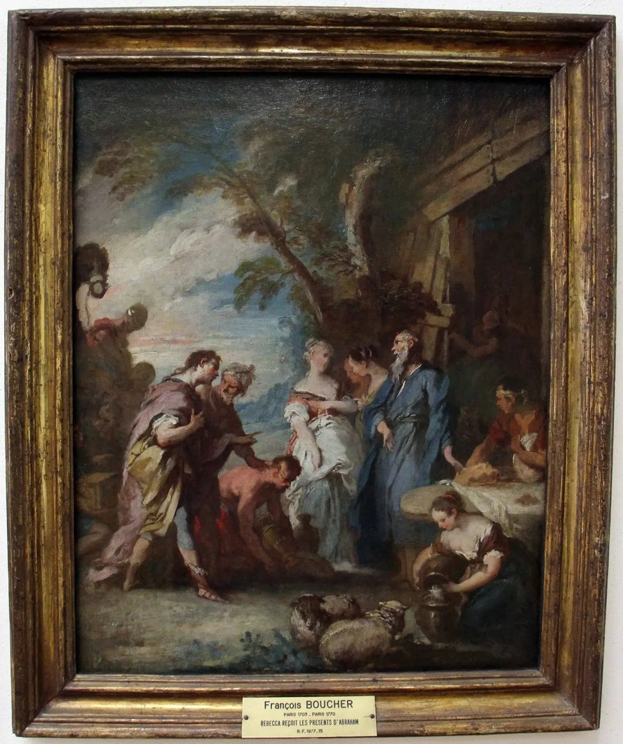Rébecca Abraham'dan bu hediyeleri alıyor - François Boucher