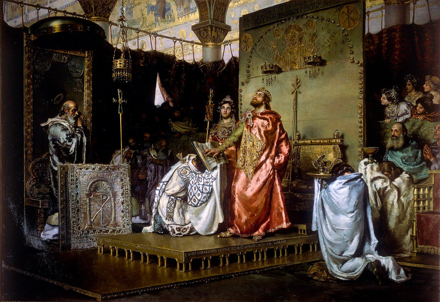 La Conversion de Recared - Antonio Muñoz Degrain
