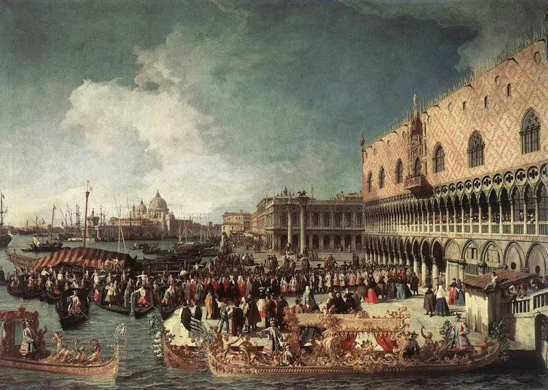 Doge Sarayı'nda Büyükelçi'nin Kabulü - Canaletto