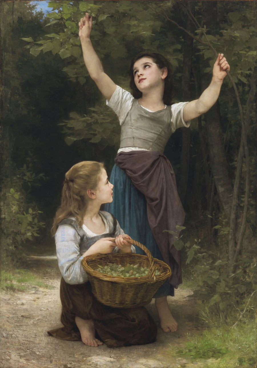 Fındık Hasadı - Bouguereau