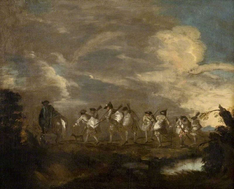 Regülarlere Katılacak Yeni Askerler - Antoine Watteau