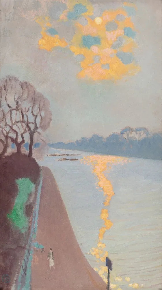 Güneş Işıltısı Nehri Üzerinde - Maurice Denis