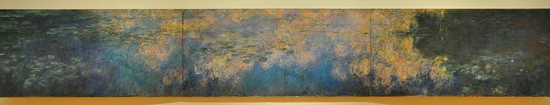 Bulut yansımaları, MoMA üçlüsü W1972 -1974 - Claude Monet