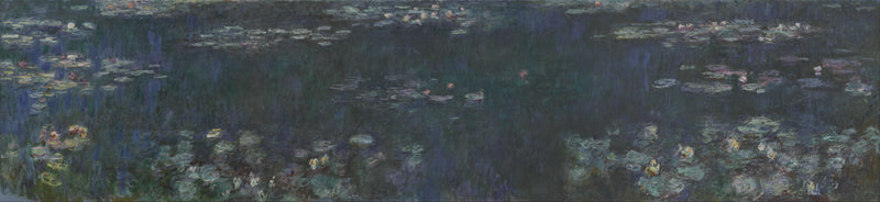 Yeşil yansımalar, Nilüferler - Claude Monet
