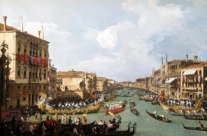 Grand Kanal'da Yarış - Canaletto